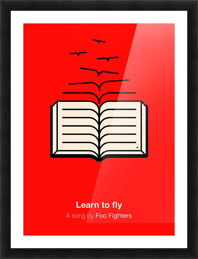 Learn to fly Picture Frame print