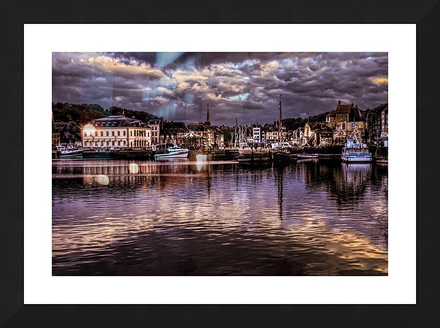 Honfleur France in Calvados Picture Frame print
