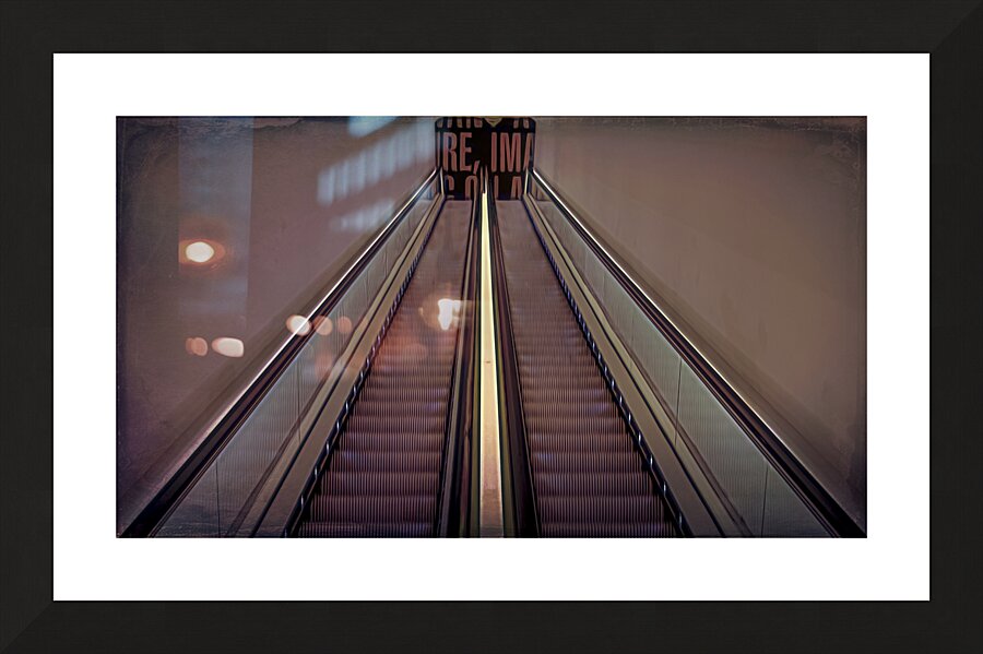 Amsterdam Stedelijk Museum Stairs 1 Picture Frame print