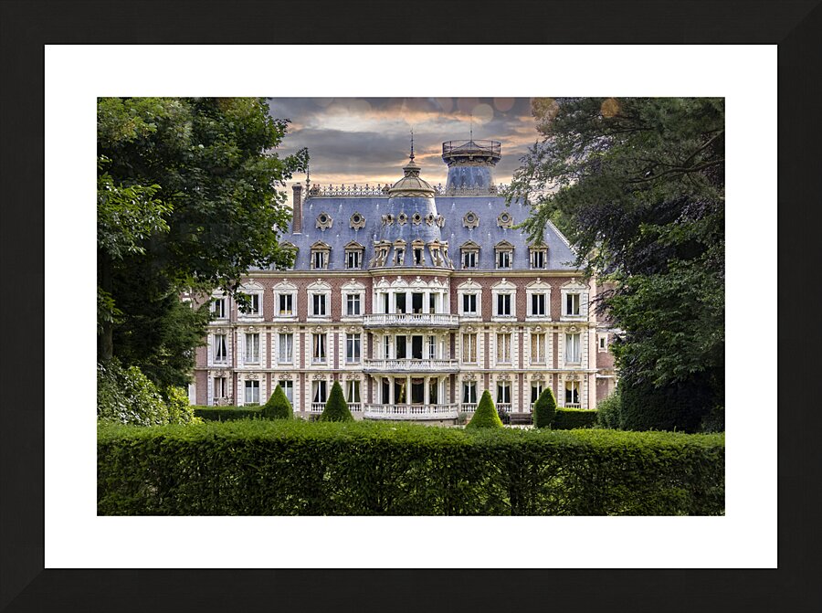 Normandy Chateau de Frefosse Etretat Picture Frame print