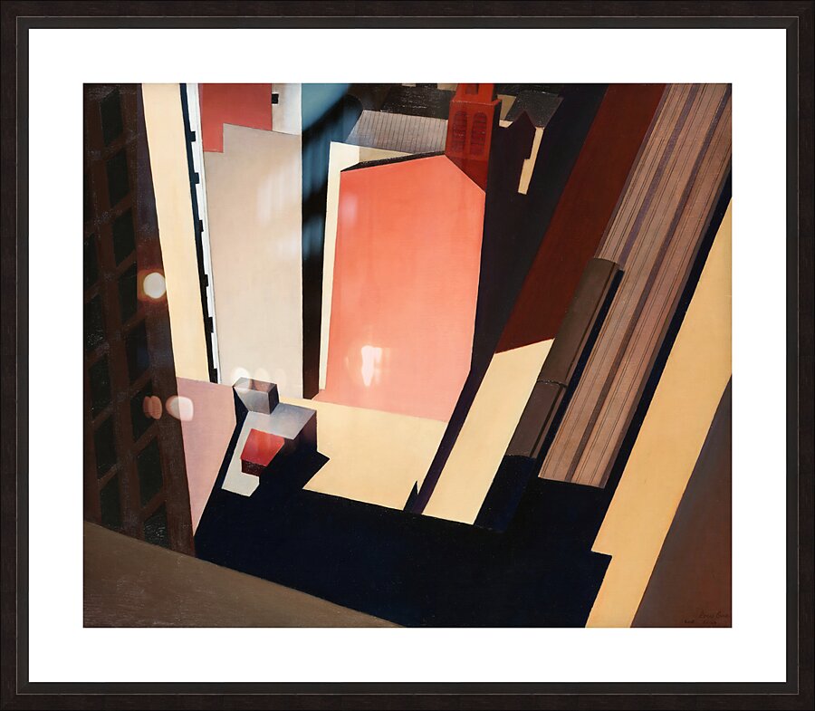 charles sheeler church street el Picture Frame print