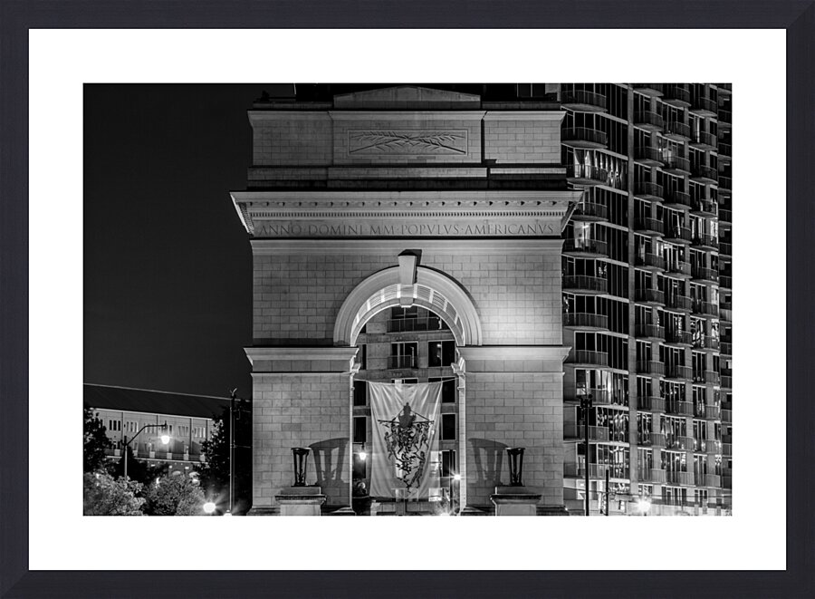millennium gate  horizontal 3117 Americanus 13k.j Picture Frame print