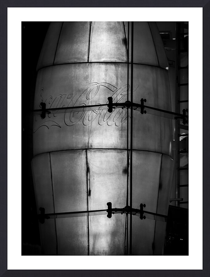 world of coke bottle  vertical 3118 Bottle 13k.jp Picture Frame print