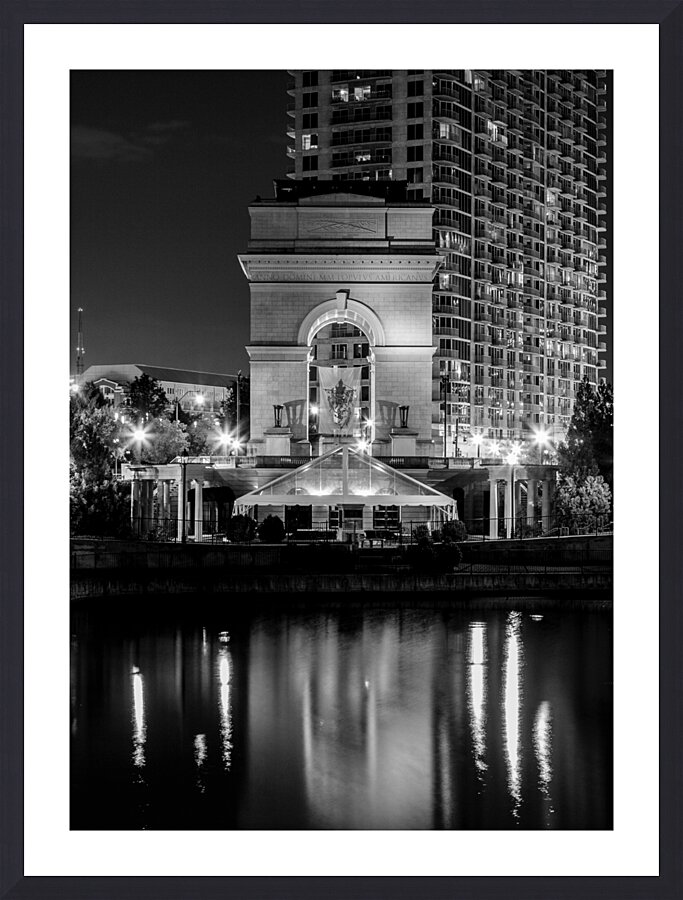 millennium gate  vertical 3134 Millennium 13k Picture Frame print