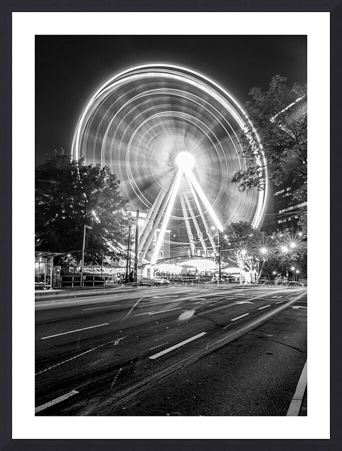 skyview atlanta ferris wheel  vertical 3128 Skyvi Picture Frame print
