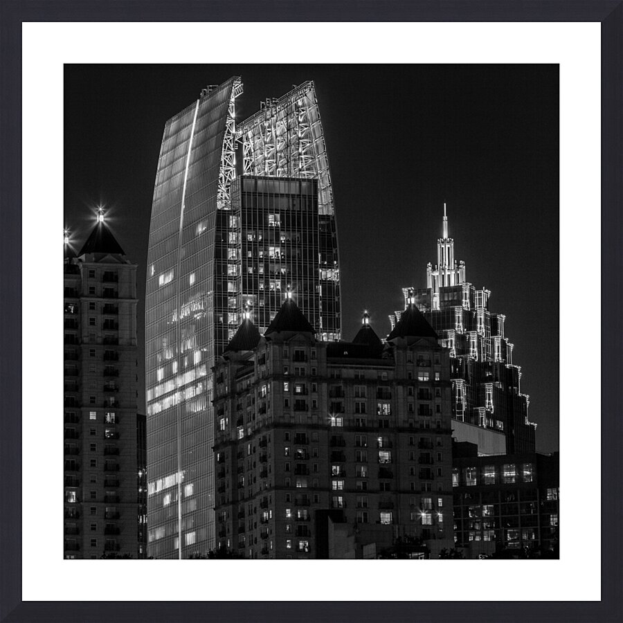 midtown atlanta skyline  square 3131 Symphony 13k Picture Frame print
