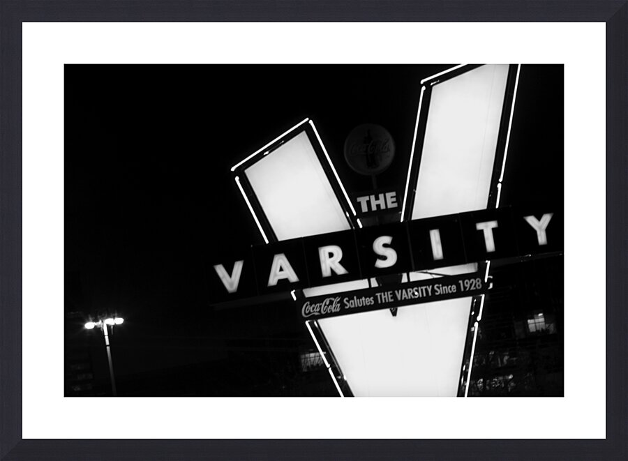 the varsity sign  horizontal 696 Varsity 13k Picture Frame print