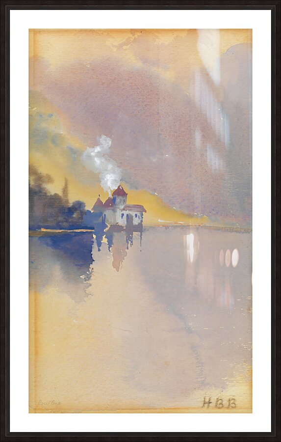 chateau de chillon hercules brabazon brabazon Picture Frame print