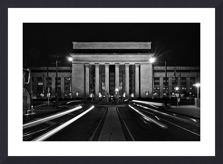 30th street station at night  horizontal 1001 Thi Picture Frame print