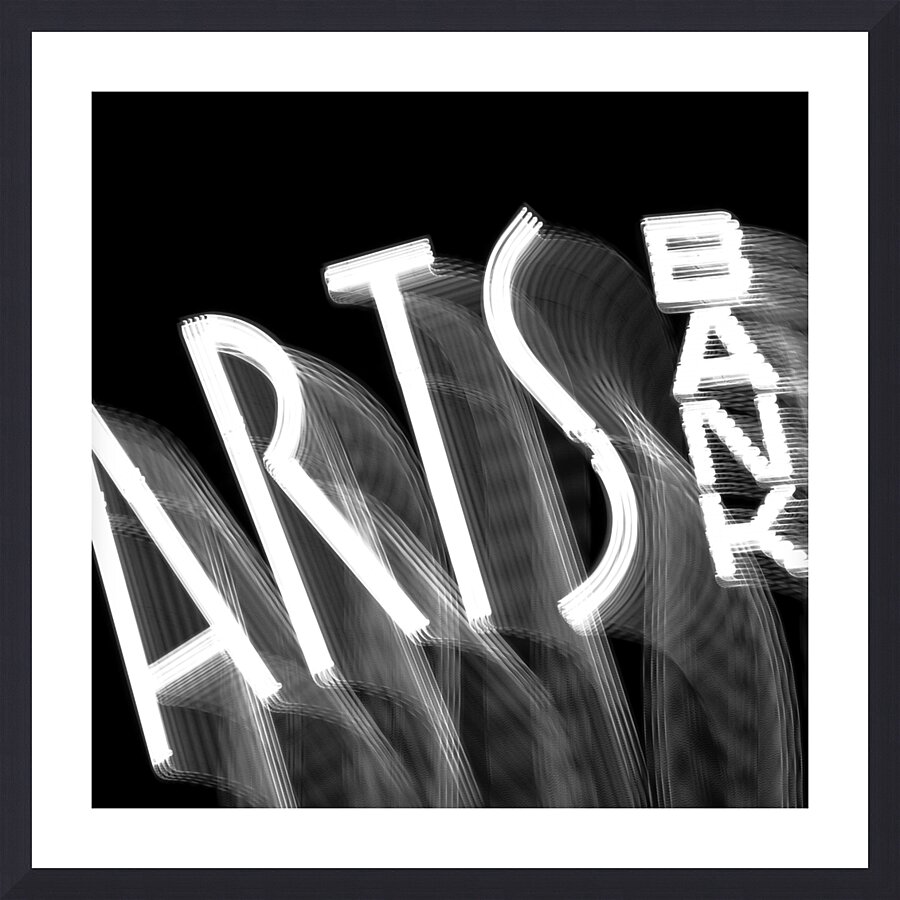 arts bank sign  square 450 Artsbank 13k Picture Frame print