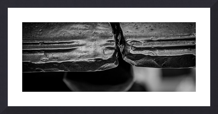 crack in liberty bell  panoramic 2238 Bronze 13k. Picture Frame print
