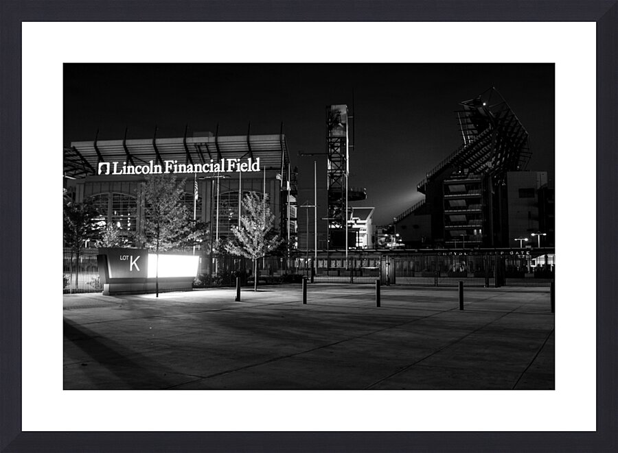 lincoln financial field at night  horizontal 462 Picture Frame print