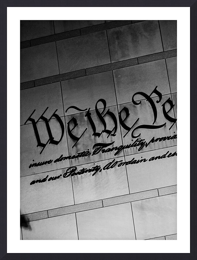 national constitution center  vertical 483 We 13k Picture Frame print