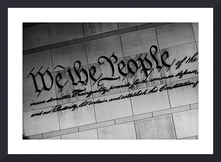national constitution center  horizontal 483 We 1 Picture Frame print