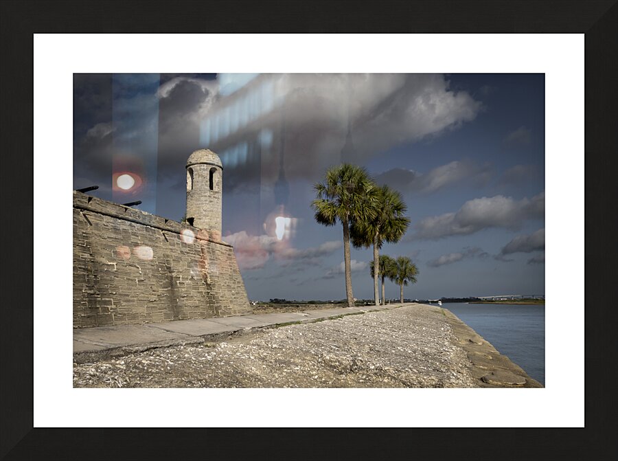 St. Augustine Fort Wall Picture Frame print
