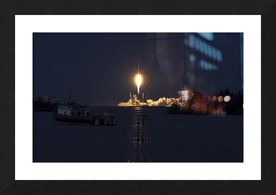 Space X Launch Florida  Picture Frame print