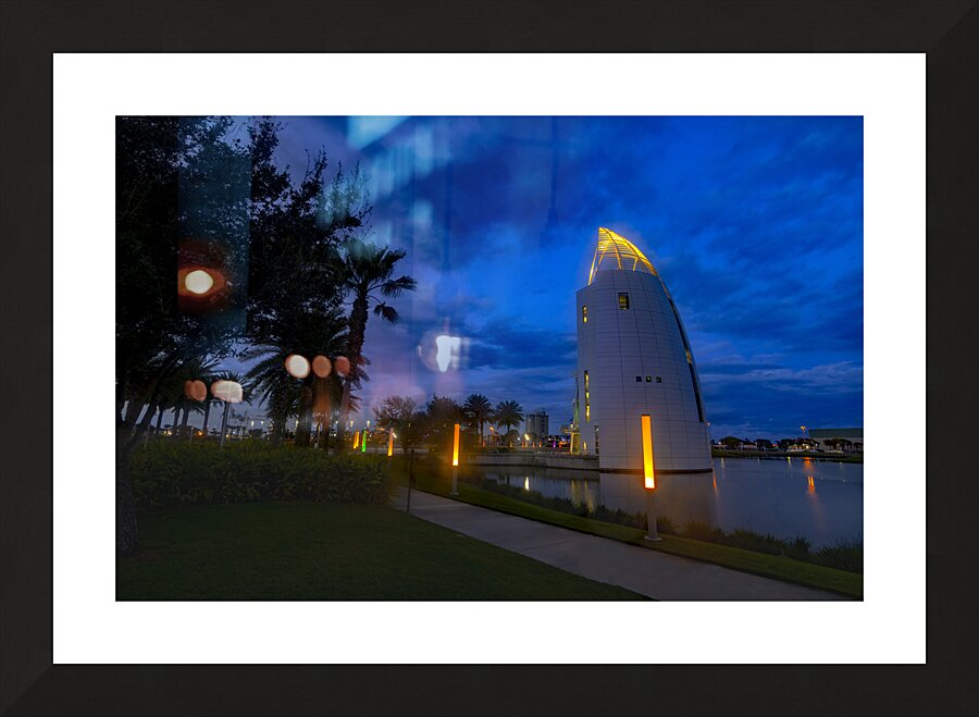 Port Canaveral Exploration Canaveral  Picture Frame print