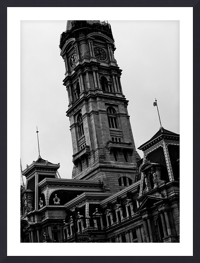 philly city hall  vertical 474 Penn 13k Picture Frame print
