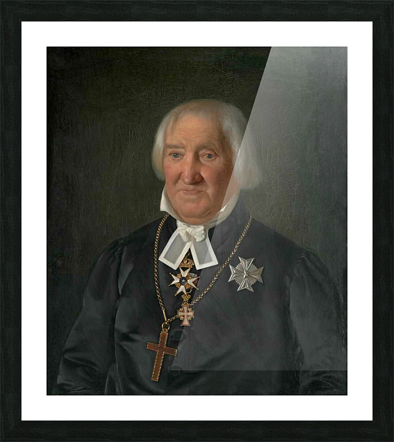 Portrett av Christian Sorensen Picture Frame print