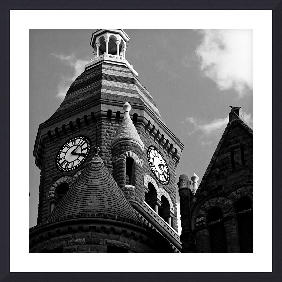 old red courthouse  square 790 Red 13k Picture Frame print