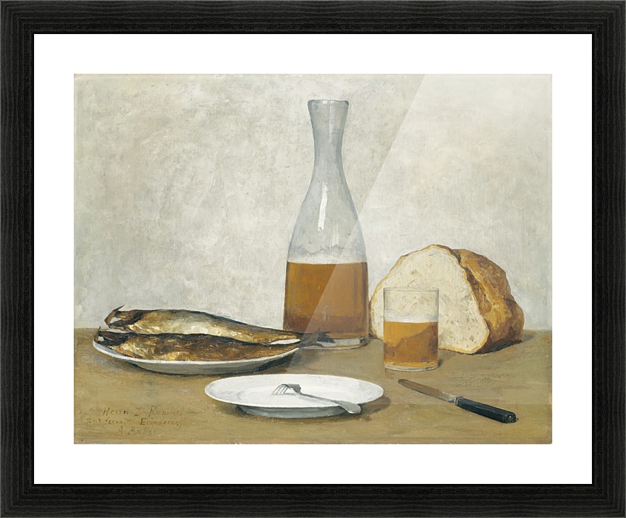 Serving dinner Picture Frame print