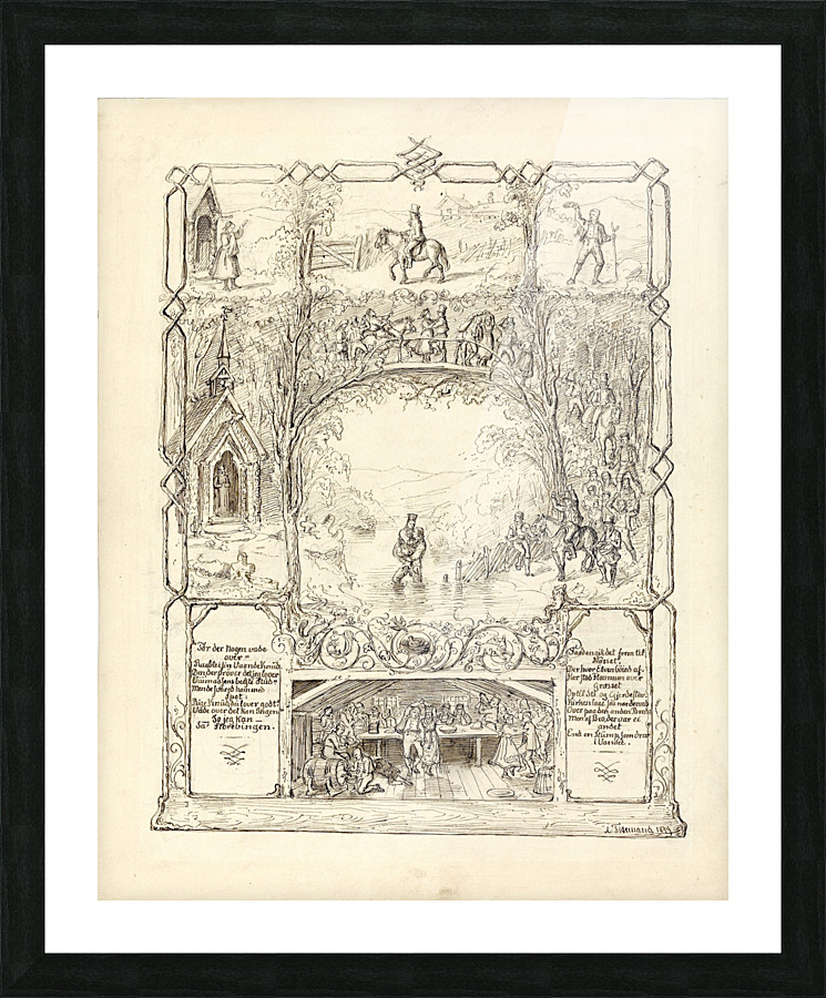 Raad for uraad 1848 Picture Frame print