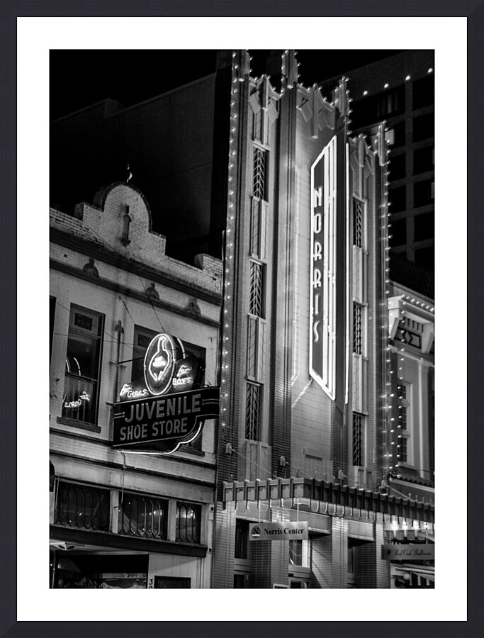 juvenile shoe store norris conference center  ver Picture Frame print
