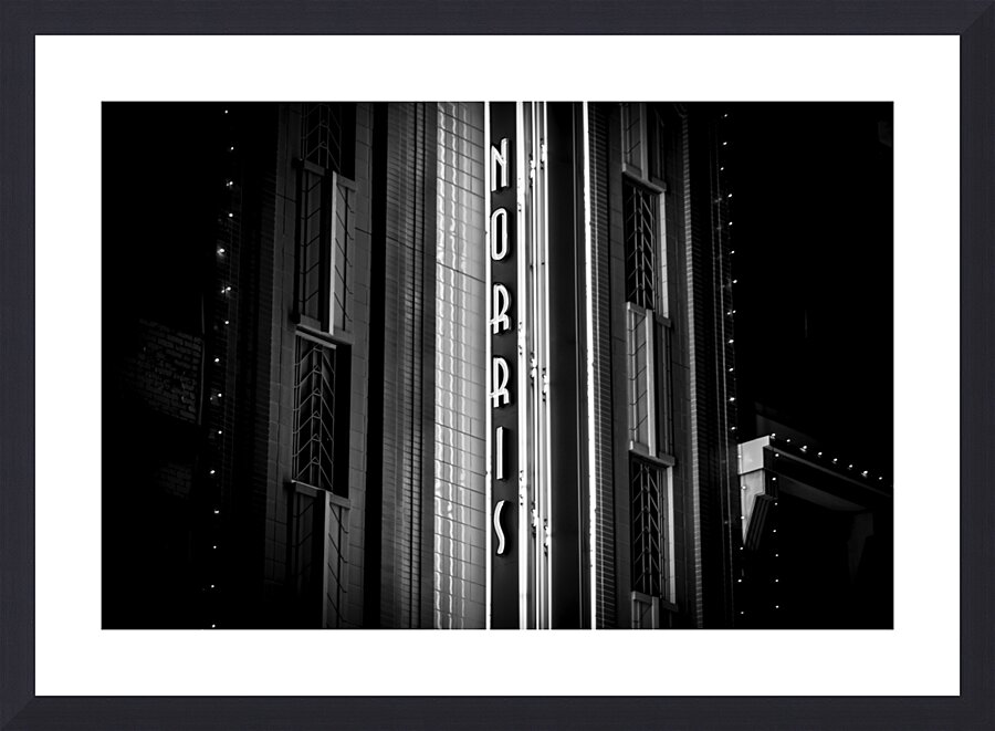 chuck norris conference center sign  horizontal 8 Picture Frame print