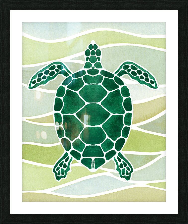 Turtle 112 Picture Frame print
