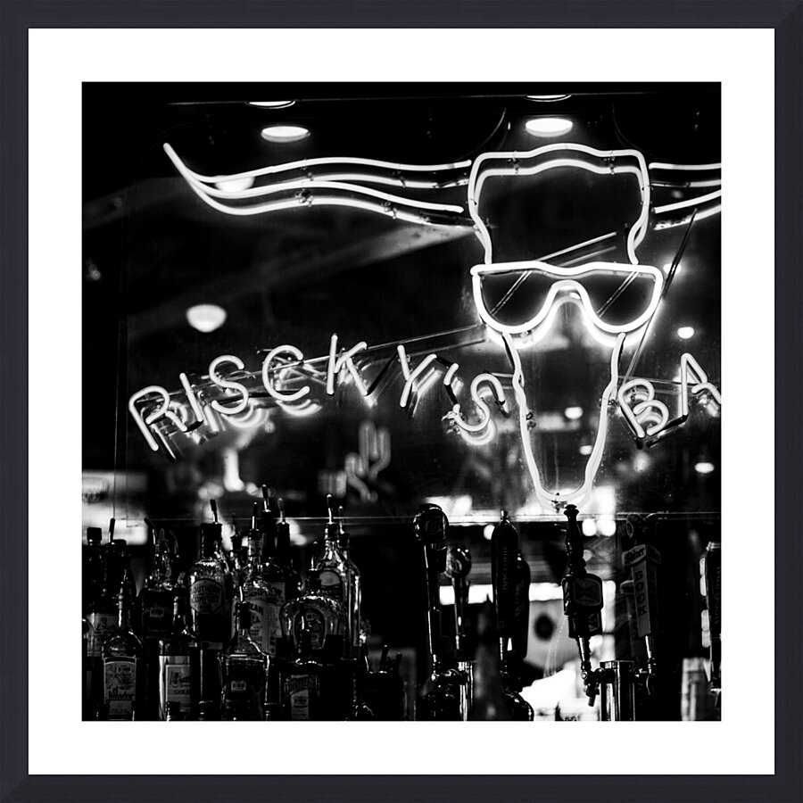 risckys barbeque  square 816 Risckys 13k Picture Frame print