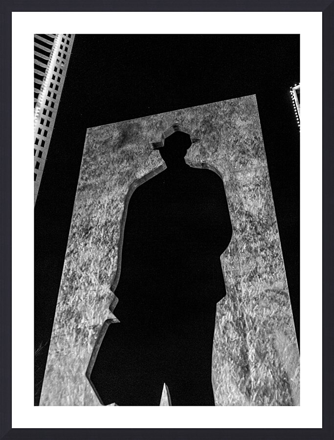 man with briefcase  vertical 800 Briefcase 13k.jp Picture Frame print