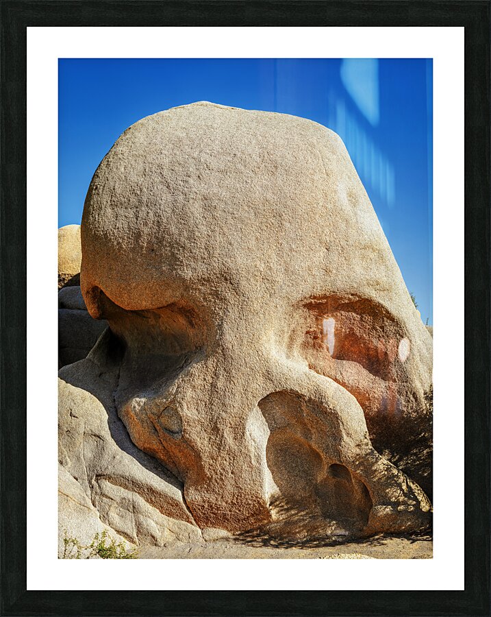 Mystic Monolith: Unveiling the Enigma of Skull Rock Joshua Tree National Park Picture Frame print