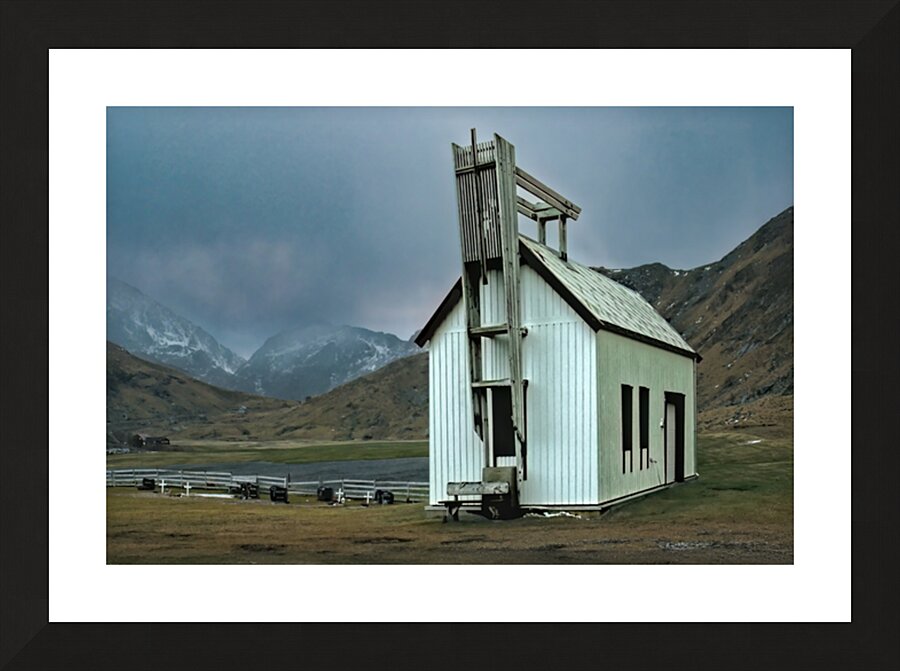 Lofoten Vik Church Picture Frame print
