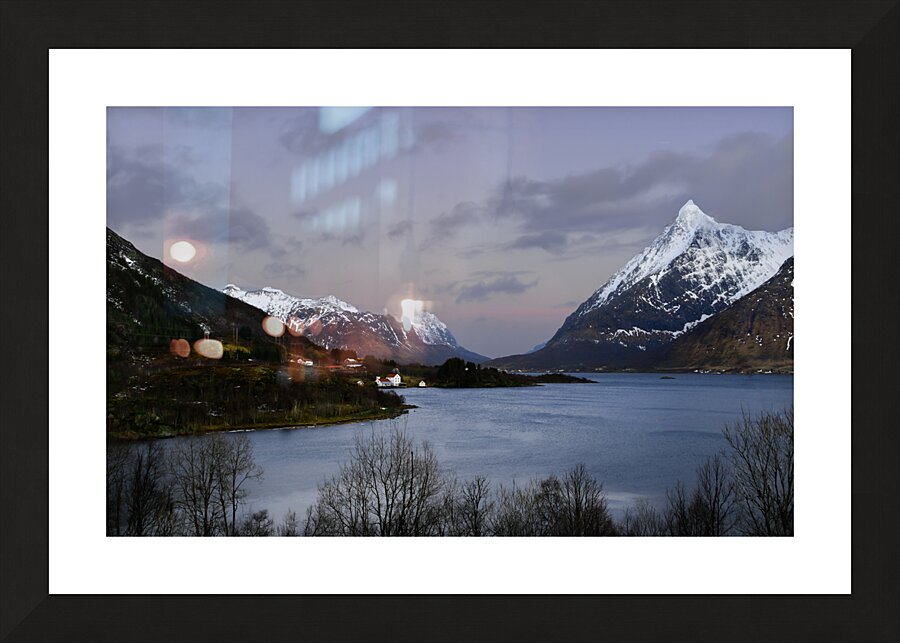 The White House on the Lofoten Farm Picture Frame print