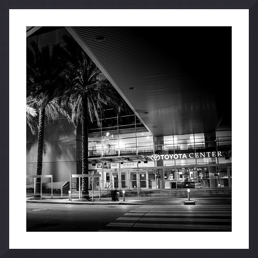 toyota center  square 946 Toyota 13k Picture Frame print