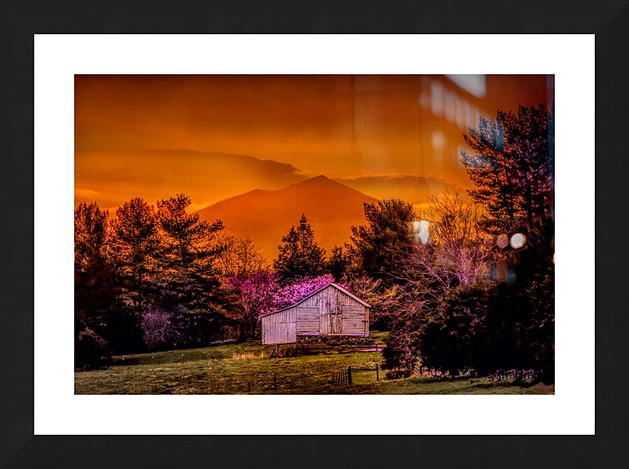 Blue Ridge Mountain Farm 1 Picture Frame print