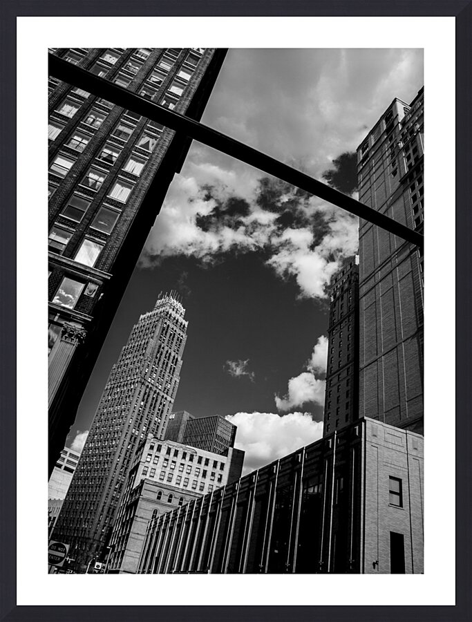 david stott building  vertical 566 Stott 13k Picture Frame print