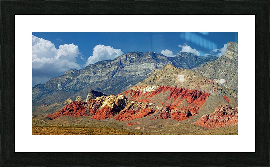 RED ROCKS NEVADA PANORAMA Picture Frame print
