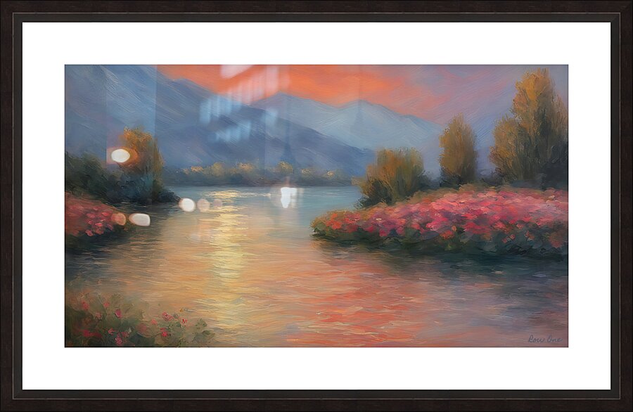 new day beauty Picture Frame print