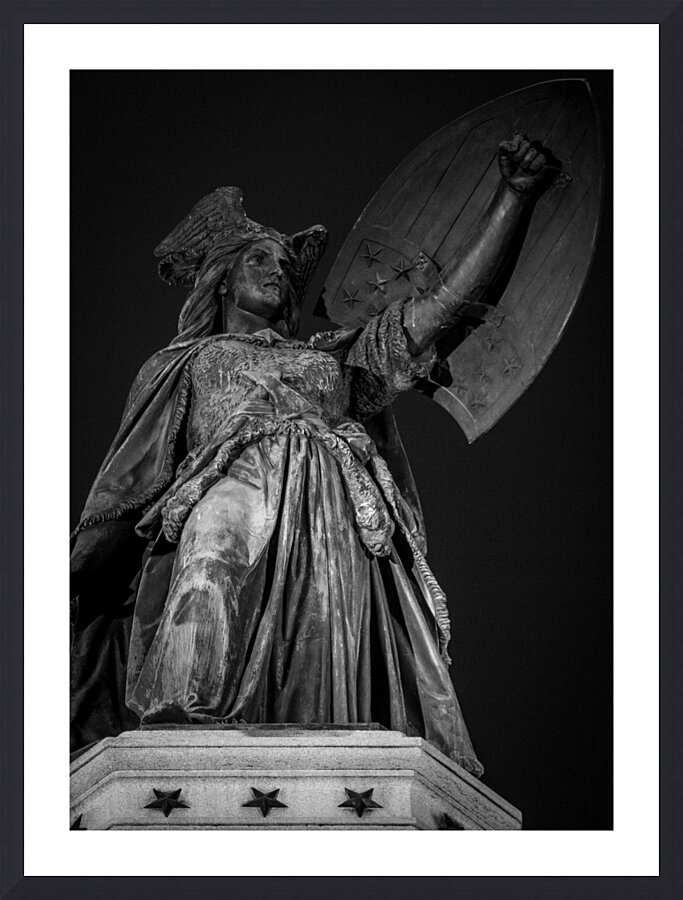 michigania soldiers sailors monument  vertical 30 Picture Frame print