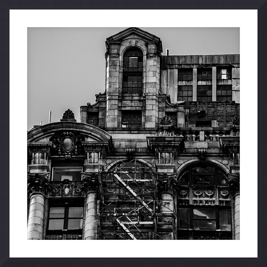 top book tower  square 538 Book 13k Picture Frame print