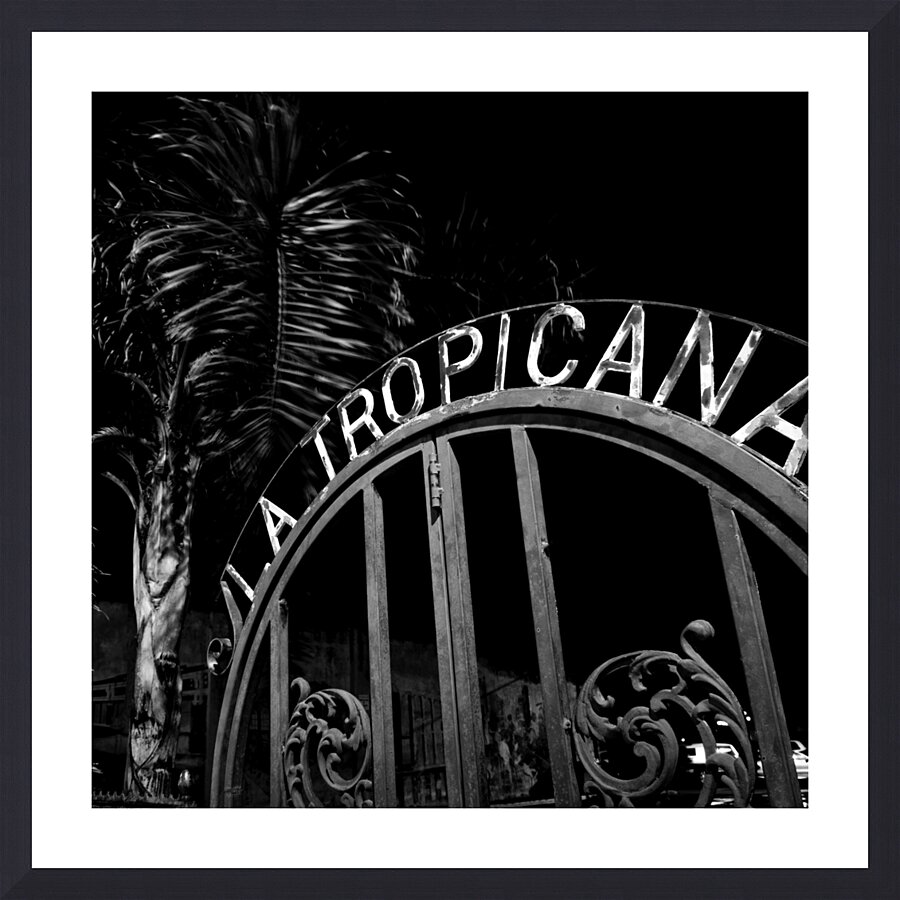 la tropicana gate ybor city  square 1121 Tropican Picture Frame print