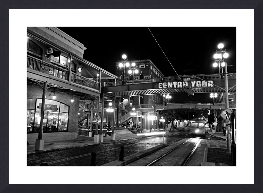 centro ybor city  horizontal 1103 Centro 13k Picture Frame print