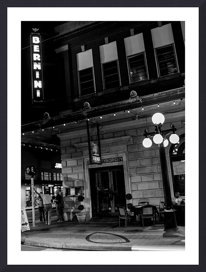 bernini ybor city  vertical 1100 Bernini 13k Picture Frame print