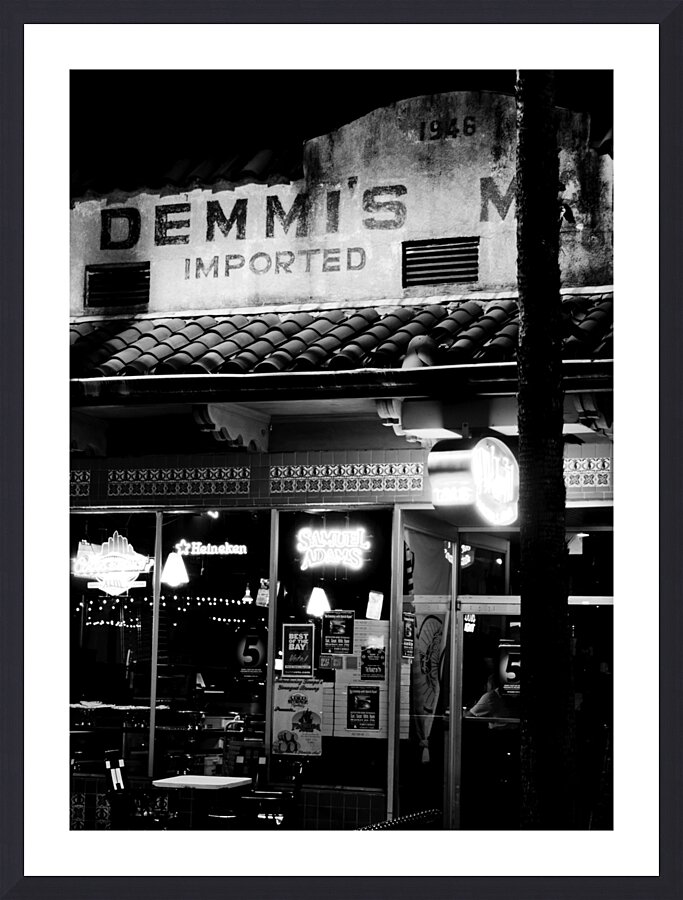 demmis market ybor  vertical 1106 Demmi 13k Picture Frame print