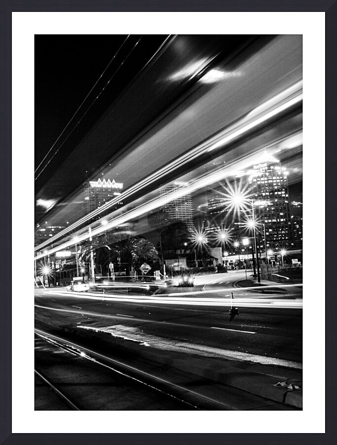 channelside drive tampa riverwalk  vertical 1104 Picture Frame print