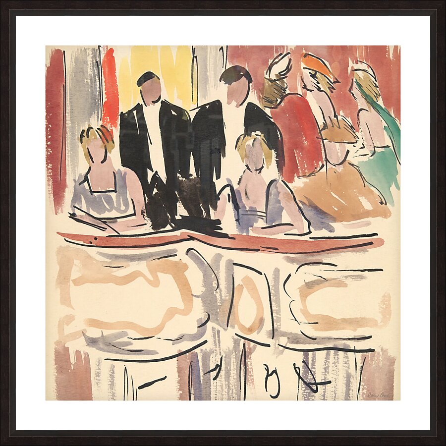 artist ball 1921 joaquin torres garcia Picture Frame print