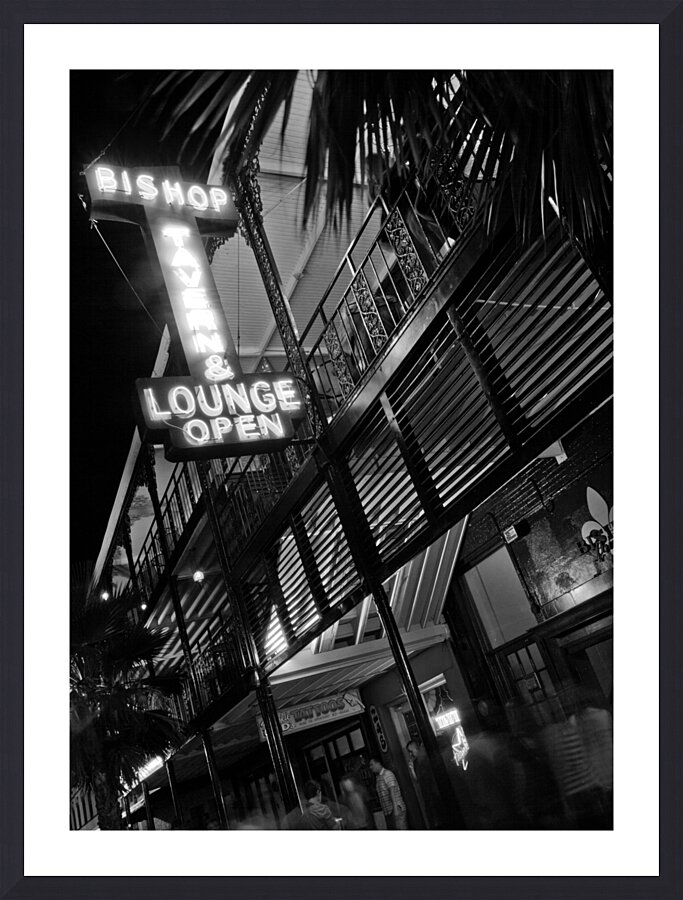 bishop tavern and lounge  vertical 1137 Bishop 13 Picture Frame print