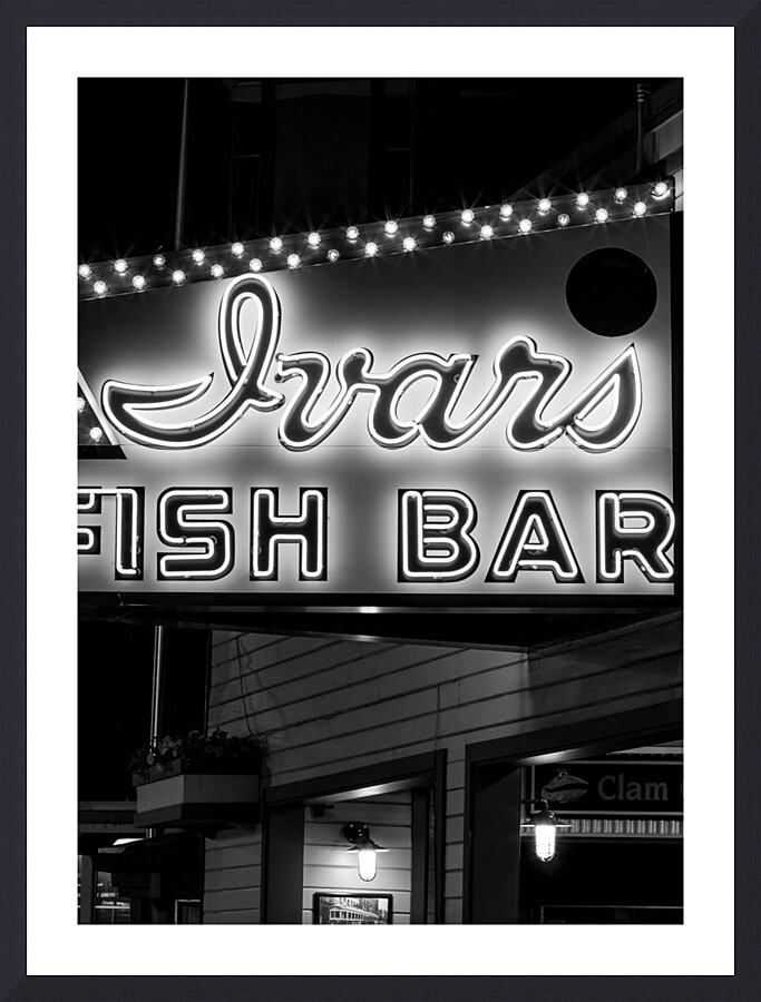 ivars fish bar  vertical 2689 Ivar 13k Picture Frame print