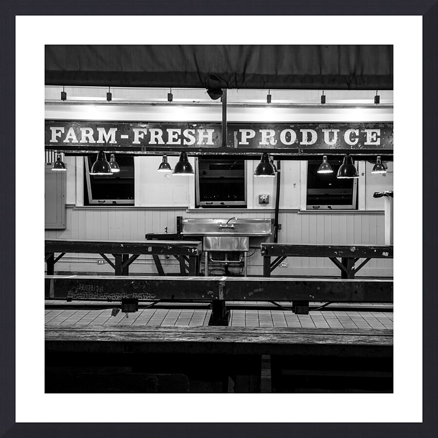 farm fresh produce pike place market  square 2682 Picture Frame print